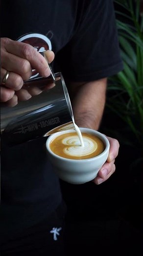 Como hacer LATTE ART ❤️Corazón Slow