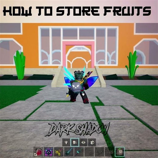 How To Store A Fruit In Blox Fruits🤨🤨 #roblox #bloxfruits #gaming #shorts