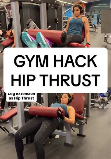 🚨 SECRET GLUTE HACK ALERT 🚨 No hip thrust machine? No problem 😏 Skip the long barbell setups and turn the leg extension machine into your NEW favorite glute builder 🍑🔥 Glute gains made EASY — fast, simple & seriously effective 🔑 Try it out and feel the burn 🔥 Save this for your next leg day… your glutes will thank you 👀 Like, Share & Tag your workout partner! #hipthrust #gluteworkout #legday #gymtips #glutegains