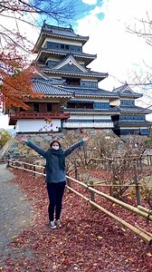 Matsumoto Castle in Nagano🍂 #matsumotocastle #crowcastle #autumn #nagano | I Love Japan (日本大好き）
