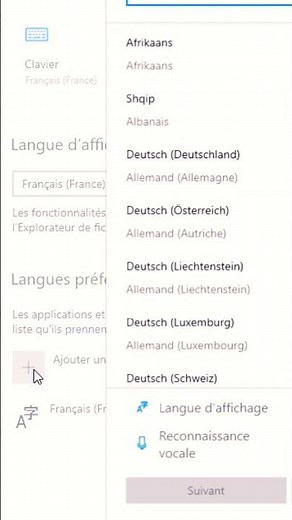 comment changer la langue du clavier sur Windows 10