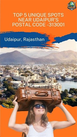 Udaipur Pincode 313001: 5 landmarks for history lovers. #rajasthantourism #travelindia #udaipur