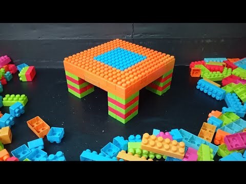 Satisfying DIY Bed Build / ASMR Building Blocks / #buildingblocks / SHIRINA TOYS