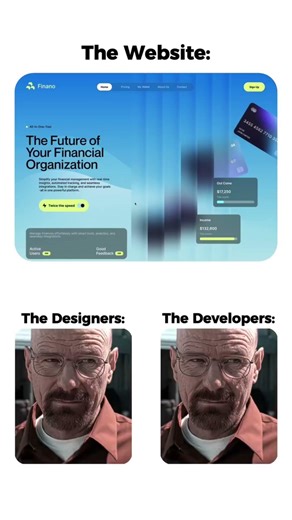 Designer vs Developer: Web3 Animation War 😭 #shorts #shortsvideo #developer #design #animation #web3