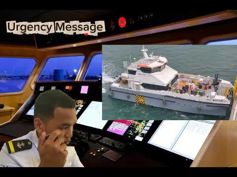 VHF communication in distress, urgency and safety
