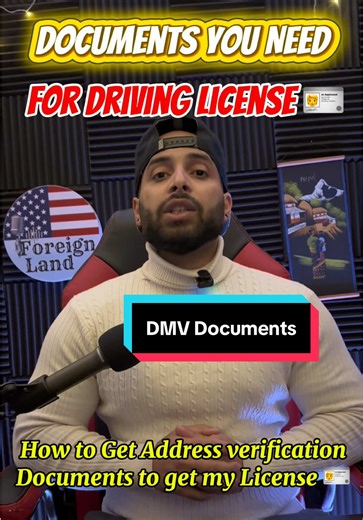 Documents you Need To verify your address while going to DMV for License 🪪 Get two address verification docs which can be found in… Watch full video for information ℹ️ #license #usa #drive #student #nepalitiktok