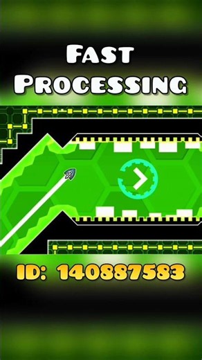 Fast Processing #geometrydash #shorts #meme