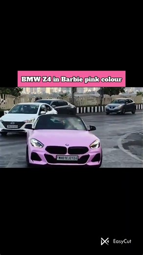BMW Z4 in pink colour
