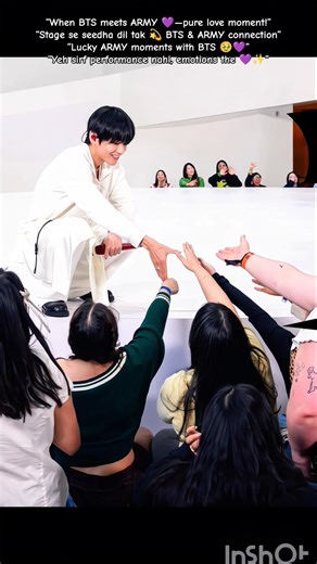 omg 😟“Lucky ARMY moments with BTS 🥹💜”“Yeh sirf performance nahi, emotions the 💜✨# viral #short