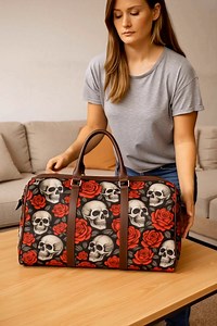 A Stunning Statement Bag 🖤🌹 #skull #trend #gothic #bags | Skull passion