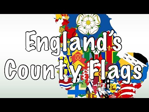 The 39 Historic County Flags of England