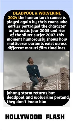 Chris Evans Returns as Human Torch in Deadpool & Wolverine (2024) 🔥