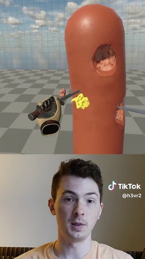 Here's a look at stabbing those Wieners in [H3VR2] #h3vr2 #h3vr #virtualreality #vrgaming #vr #meat
