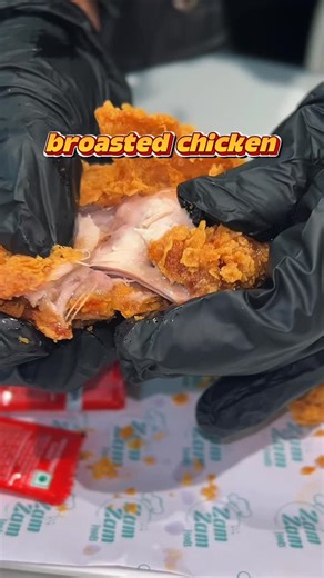 Shaik Hamdan on Instagram: "Winter special broasted chicken combo 🔥 Crispy chicken • 2 buns • Fries • 2 dips Sirf ₹480 mein — full paisa vasool! Pressure fryer mein bana chicken — bahar se crispy, andar se juicy & flavourful 😍 📍 Zam Zam Foods, Shaheen Nagar, Hyd Tag your food buddy & plan this weekend 🍗👀 #HydFood #ShaheenNagar #BroastedChicken #ZamZamFoods #HydEats FoodieHyd"