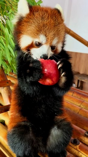 Just a red panda doing adorable things. #panda #cute #funny #fluffy | Ultimate Red Panda