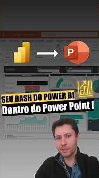 🎯Como colocar dashboard do Power BI dentro de apresentação Power Point!