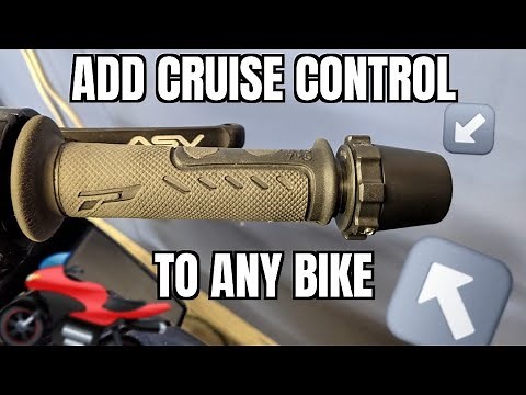 How to Add Cruise Control To ANY Motorcycle | Kaoko Throttle Lock Installation Yamaha FZ1