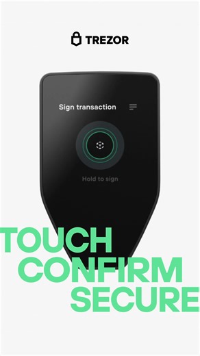 Trezor Safe 5 offers a Gorilla Glass touchscreen and haptic feedback, making daily trades smooth, secure, and easy to manage. | Trezor
