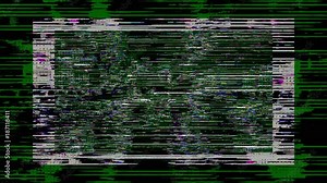 Datamosh Tv Noise Damaged Distorted Filmstrip Background