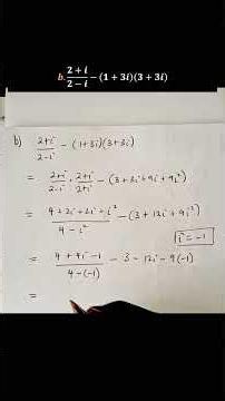 Simplifying Complex Numbers| Complex Algebra| Grade 11 math Ontario
