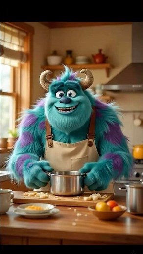 Monsters Inc’s Sulley👹& Shrek 🧅 Cooking Together 🍳| Funny AI Animation😂🔥 #AIAnimation#Shrek