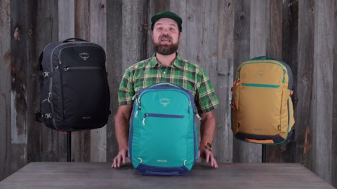 Osprey Daylite Expandable 26+6 Travel Pack, Blue Spikemoss/Alkaline