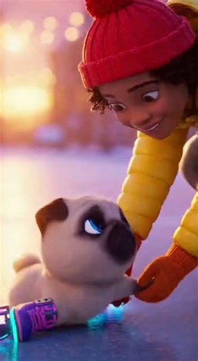 Adorable! Dog fell While Skating -Friend Must See The Funny Fall #puppies #skateboard #funny