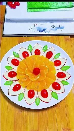 Creative Fruit Platter #Simple and Easy to Learn#dailyshare