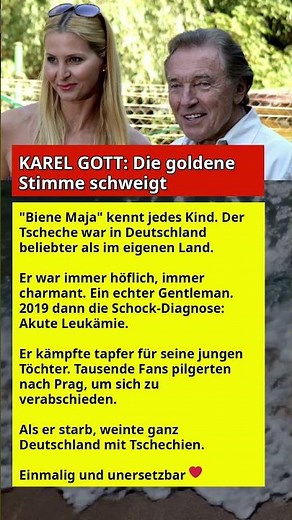 KAREL GOTT: Die goldene Stimme schweigt