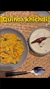 Simple Quinoa Khichdi 😲💪 Ingredients & recipe in description 🤟🤩 #quinoarecipes #khichdi #easydinner