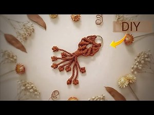 MACRAME KEYCHAIN: 👉 Stop buying, Start DIY-ing ( For Beginners )