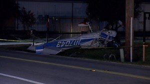 1 dead after small plane crashes into power lines shortly after leaving Texas airport