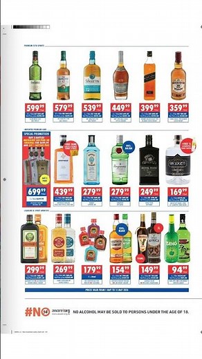 Ultra Liquors Specials 01/05 - 15/05