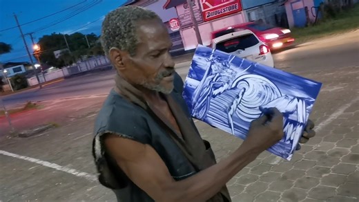 Check out this amazing street artist in South America.