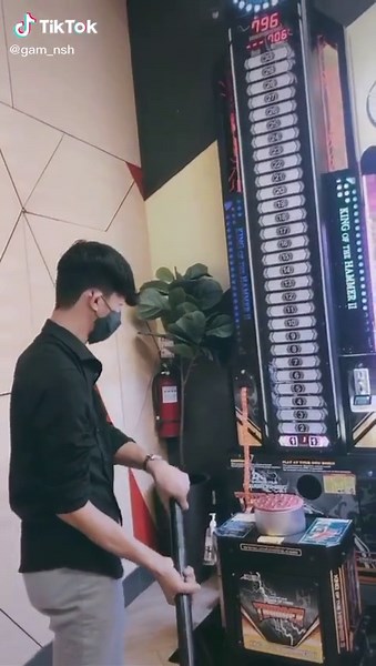 Engaging Punching Bag Game at TORNADO Machine