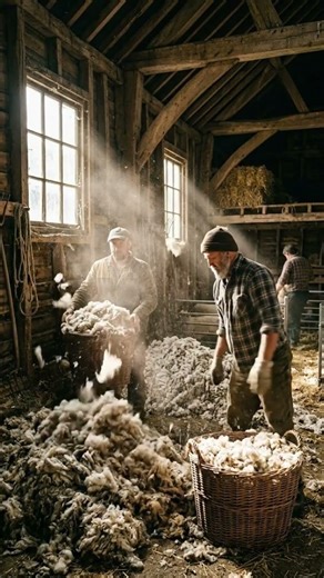 How Sheep Wool Becomes a Sweater 😳