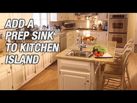 Add a Prep Sink to Kitchen Island