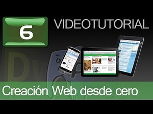 Cap 6: Crear Web con Dreamweaver, PHP, MySQL...apta para Navegadores, Pads y Móviles desde cero.