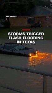 Slow-moving thunderstorms and torrential rain hit Waco, Texas. Rain rates neared four inches an hour in some areas. #cnn #waco #texas