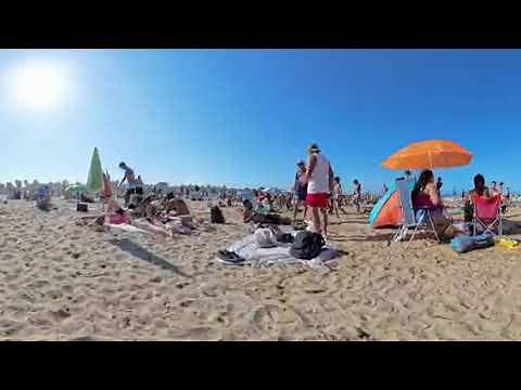 📸 Coastal Beauty in 360° | Spanish Beach Walk by SpinWalk (2025)