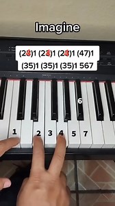 Imagine - Piano tutorial #imagine #johnlennon #pianotutorial | Ponchopiano