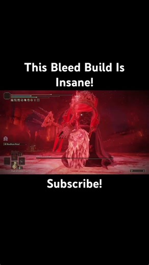 I Tried This Insane Bleed Build In Elden Ring! #eldenringfromsoftware #elderring