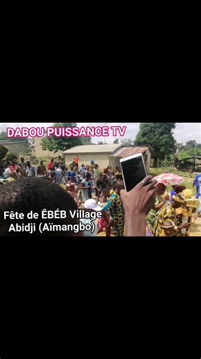 PUISSANCE ⚡AIMANGBO ÊBÉB 🥰🍾🥂 APRÈS TANT D'ANNÉES D'ABSENCE CULTURELLE DE LA FÊTE D'ÊBEB, LE VILLAGE ABIDJI AÏMANGBO SITUÉ À 09KM DE NOUVEL OUSROU, REPRENDS LA FÊTE 🤩 L'APOTHÉOSE DE LA FÊTE CE SAMEDI 20 DÉCEMBRE 2025 😌🍾🥂🎉. UNE FÊTE PRÉVUE DU 13 DÉCEMBRE AU 20 DÉCEMBRE. Bon à savoir : la fête D'ÊBÉB est une fête qui marque la prise des fonctions de la génération la plus âgée du village pour une mission de gouvernance pendant 08ans pour la gestion du village sur tous les plans. Et au même m