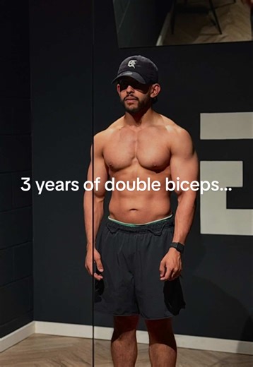 Transforming Fitness: 3 Years of Double Biceps Progress