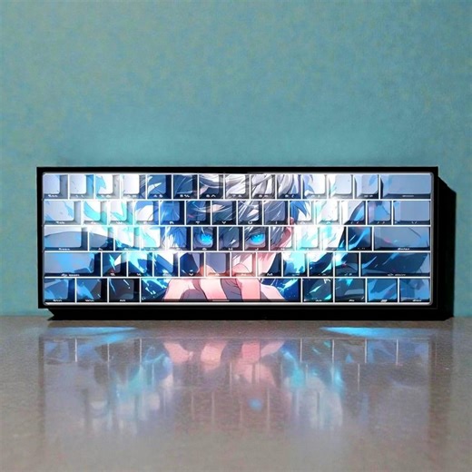 Blue Sorcerer Anime Keycaps PBT Keycaps Cherry Profile Custom Set for Mechanical Gaming Keyboards - Etsy Canada