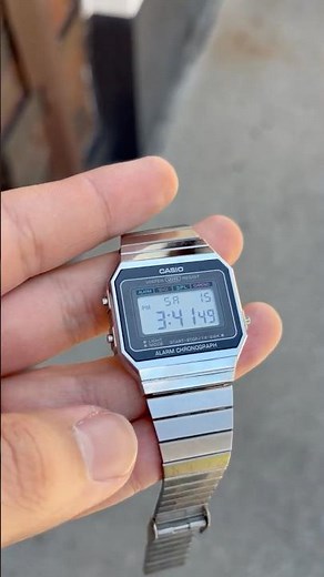 Retro perfection for under $40 - Casio A700 Review #casio #watch #watchcollection