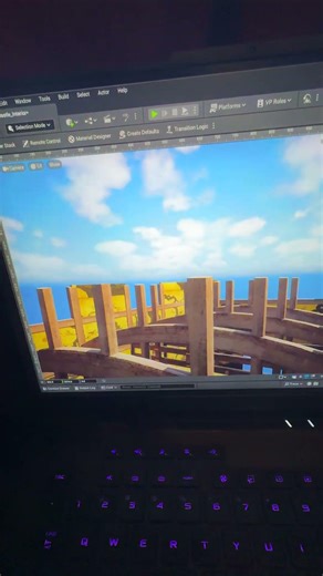 Progress in learning Unreal Engine basics #unrealengine #unrealenginebeginner #learnvfx