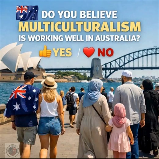 🇦🇺 Australia is one of the most diverse nations in the world — but is multiculturalism truly working for everyone? Have your say below 👇 👍 YES ❤️ NO Let’s keep the discussion respectful and focused on facts and real experiences. #Australia #Multiculturalism #Sydney #AustralianValues #DiversityDebate #StrongerTogether #AussieVoices #CommunityDiscussion #PublicOpinion #Australia2026 | Voices of the Free Nations
