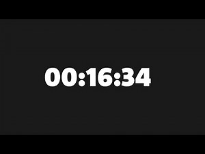 16 Minute 34 Second Timer - (994/36,000)