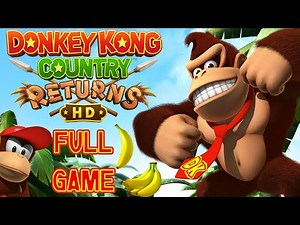 Donkey Kong Country Returns HD - Full Game - Longplay - No Commentary - Nintendo Switch